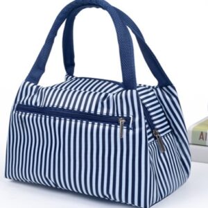 Stripe lunch bag